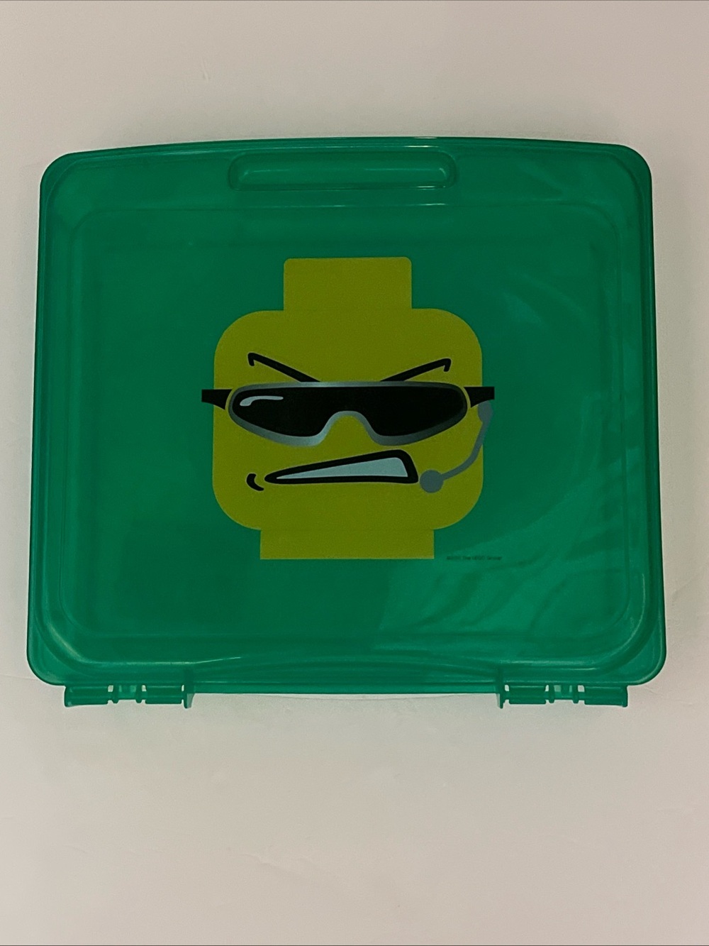 Vintage 2010 Green Portable Lego Carrying Case